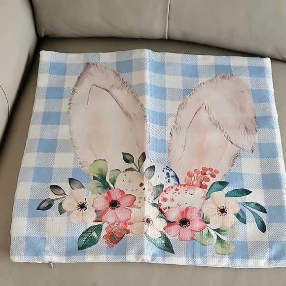 4 Floral Easter Pillow Covers - Picture 4 of 5
